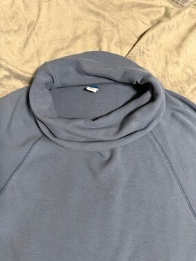Lightweight Funnel Neck Sweater - Slate Blue